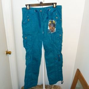 Holstark  teal cargo pants